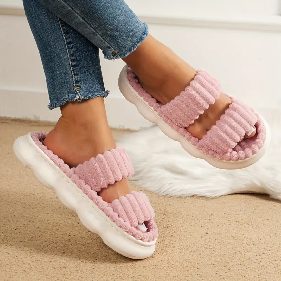 Puffy Cloud Slides for Women – Lightweight, Ergonomic Comfort Sandals - TARHUS