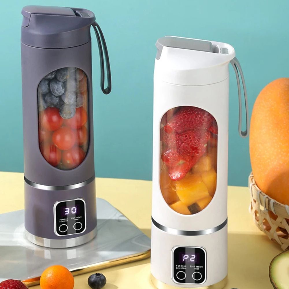 Portable Smoothie Blender – Compact USB Rechargeable Juicer for Fresh Fruit, Travel-Friendly - TARHUS