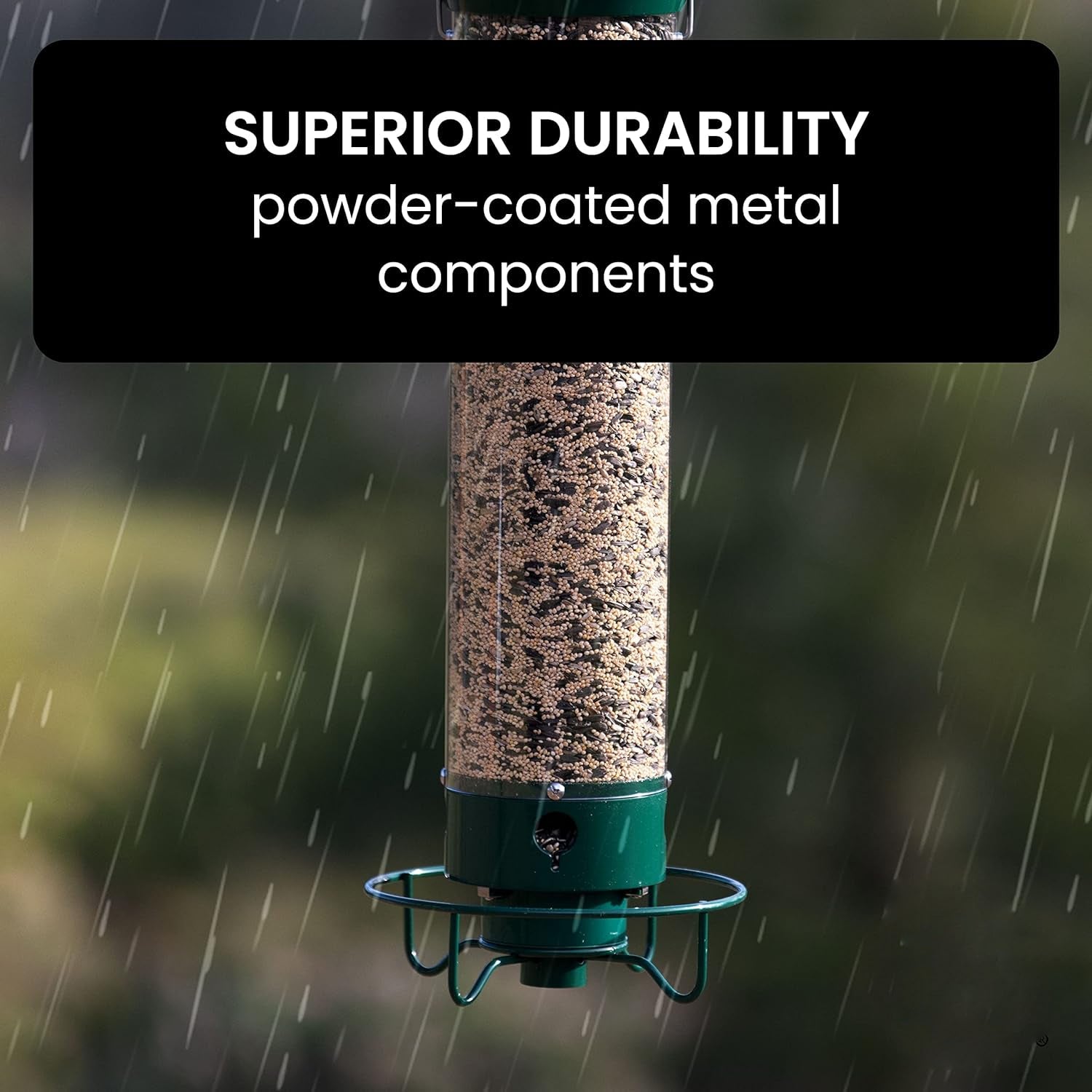 Squirrel-Proof Bird Feeder – Weather-Resistant Hanging Feeder for Wild Birds - TARHUS