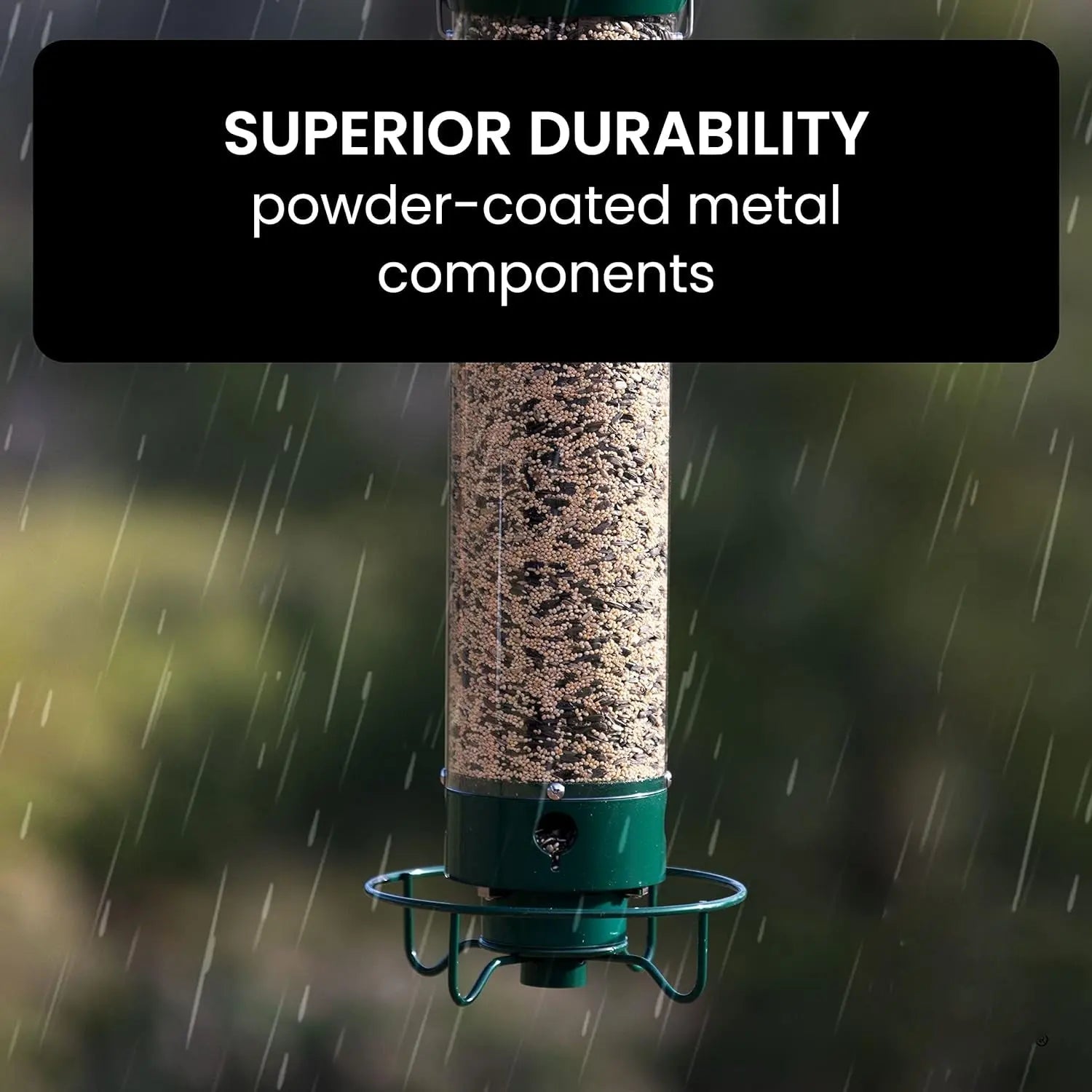 Squirrel-Proof Bird Feeder – Weather-Resistant Hanging Feeder for Wild Birds - TARHUS