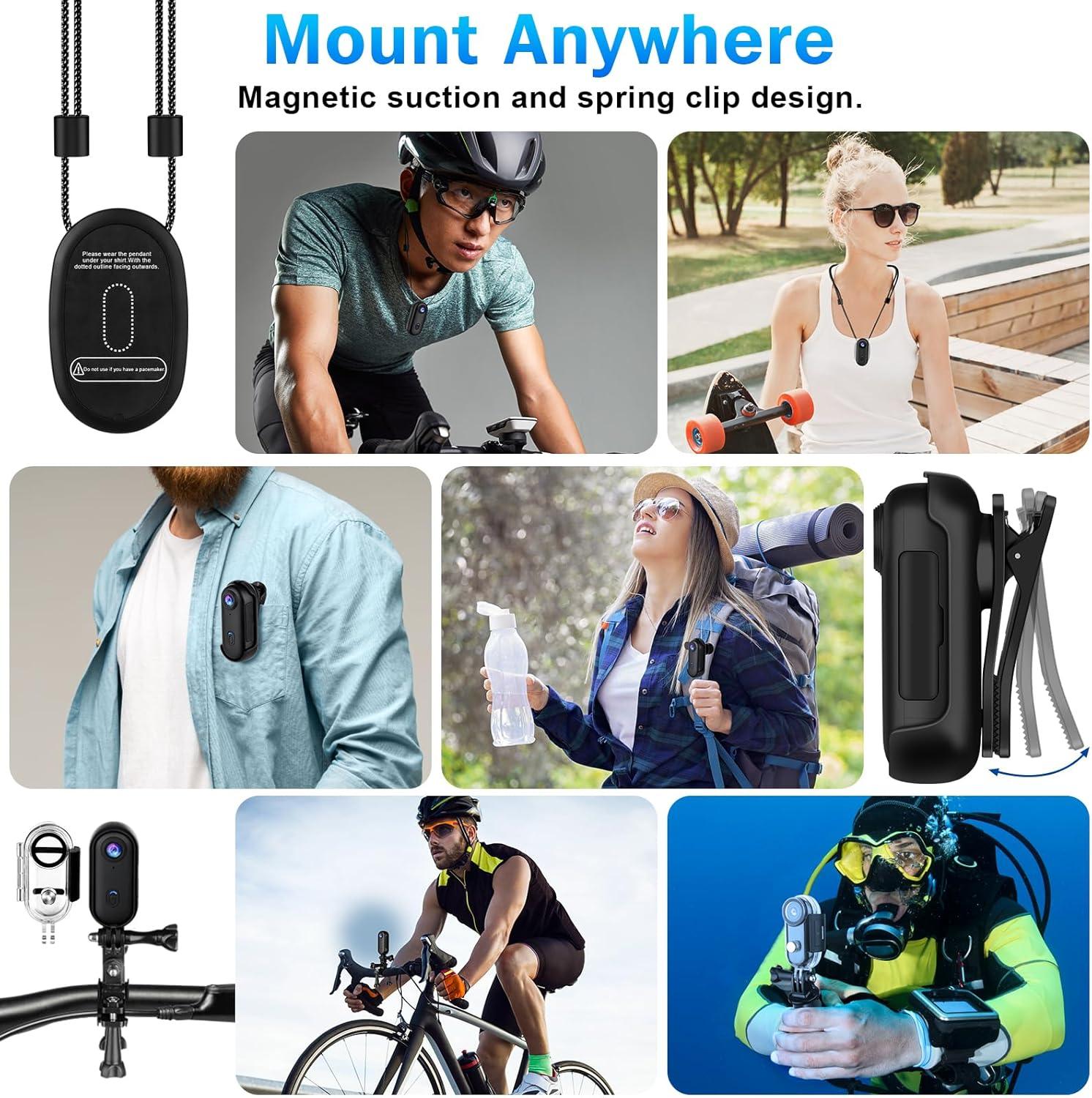 4K 128GB UHD Mini Body Camera - Your Ultimate Hands-Free Recording Companion - TARHUS