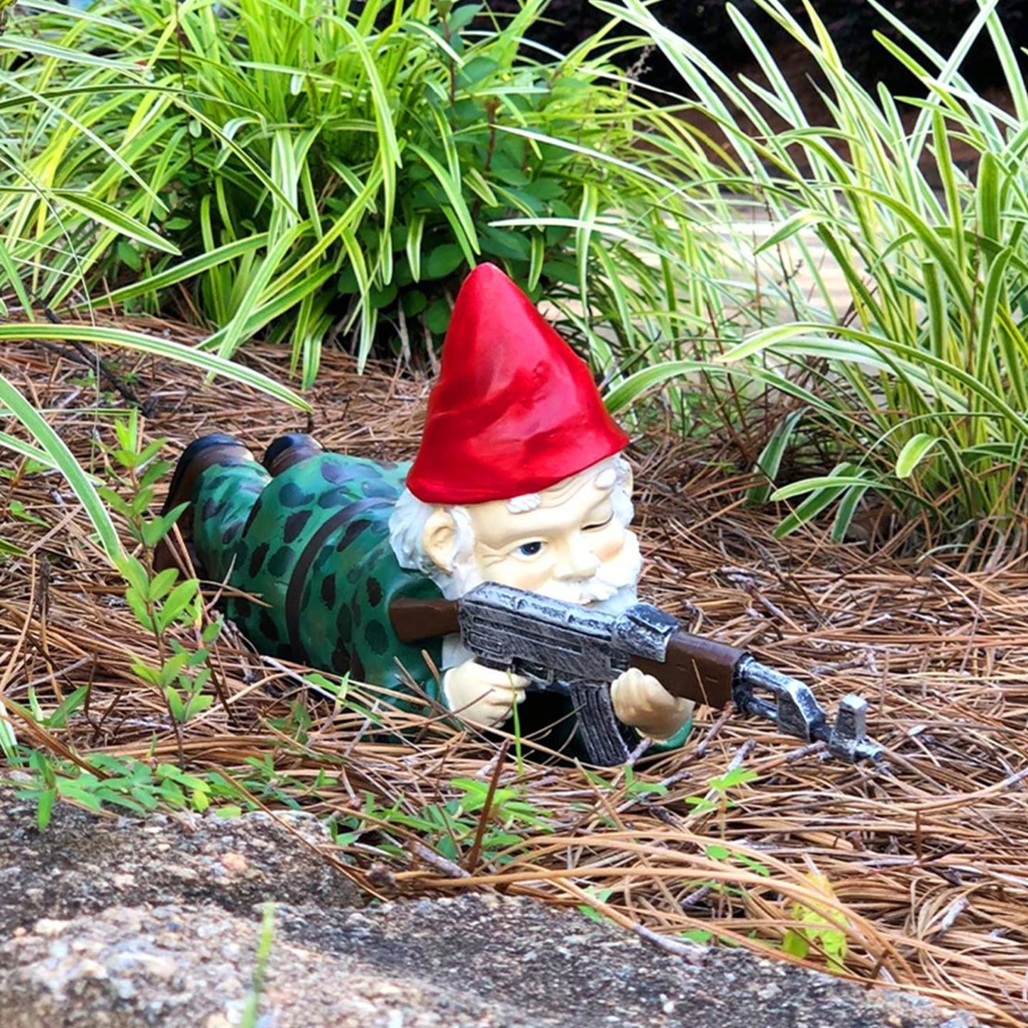 Garden Gnome Warriors – Funny Outdoor Statues for Garden TARHUS
