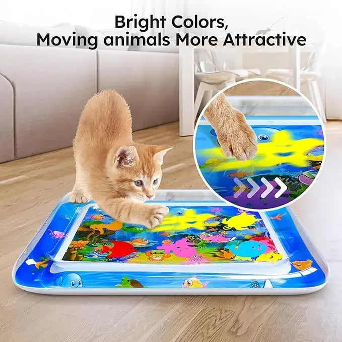 Interactive Water Mat for Cats – Underwater Adventure Playmat - TARHUS