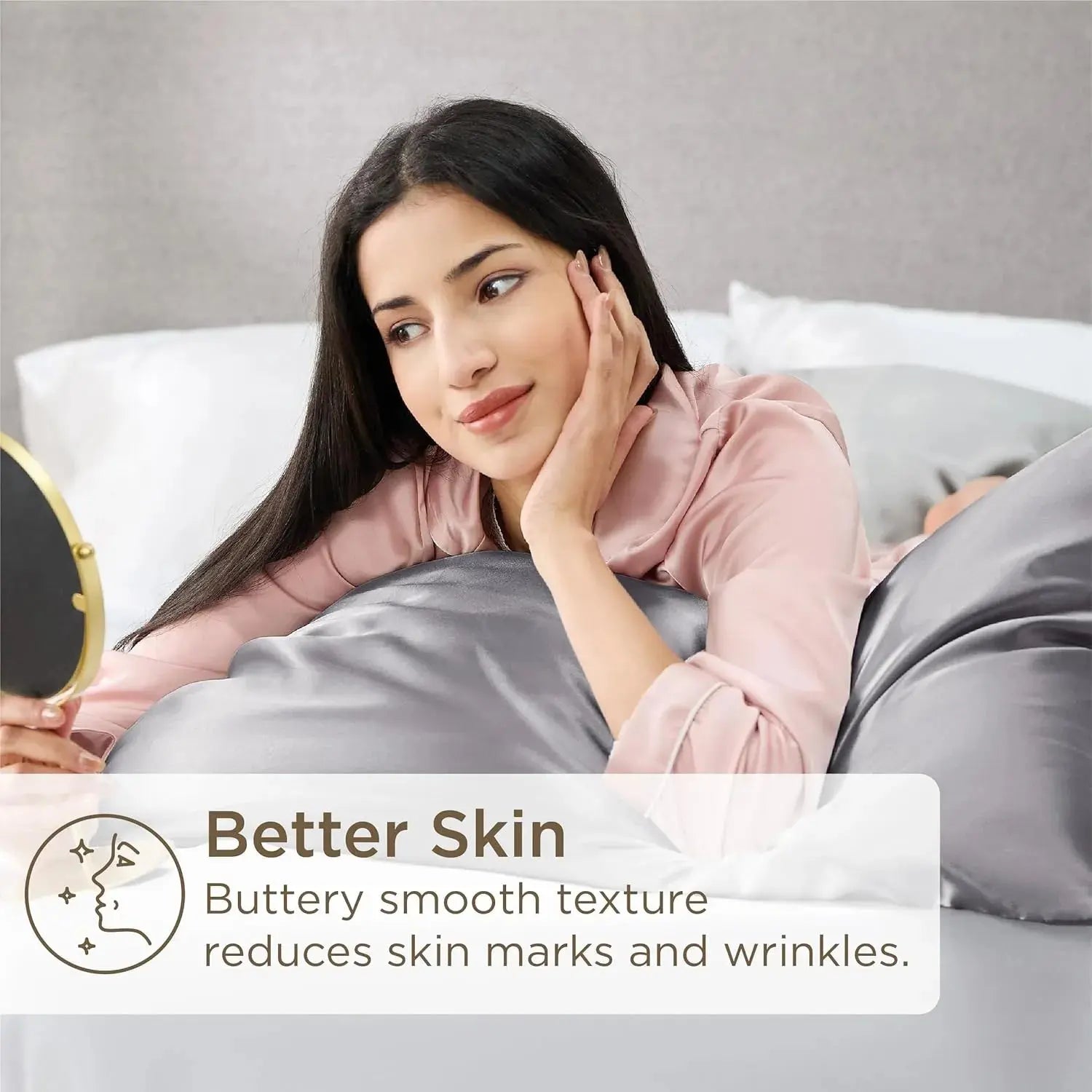Silk Pillowcase Set | Smooth Satin Finish – Hair & Skin Care TARHUS