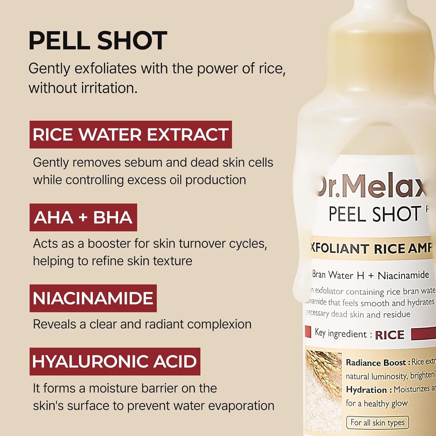 Radiant Glow Rice Peeling Ampoule™ TARHUS