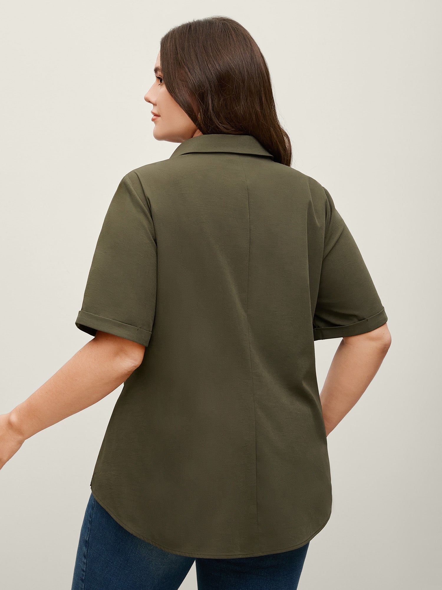 Knotted Front Asymmetrical Blouse – Elegant Women’s Top for Casual & Office Wear TARHUS Blouses