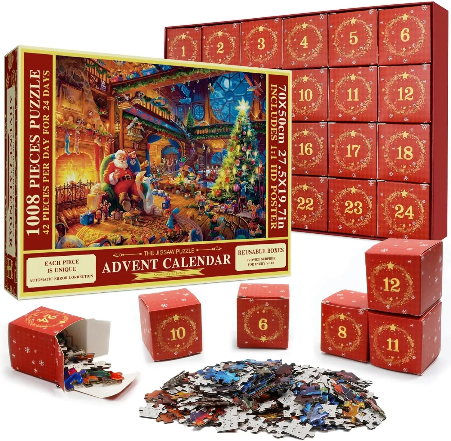 Advent Calendar Christmas Jigsaw Puzzles - TARHUS