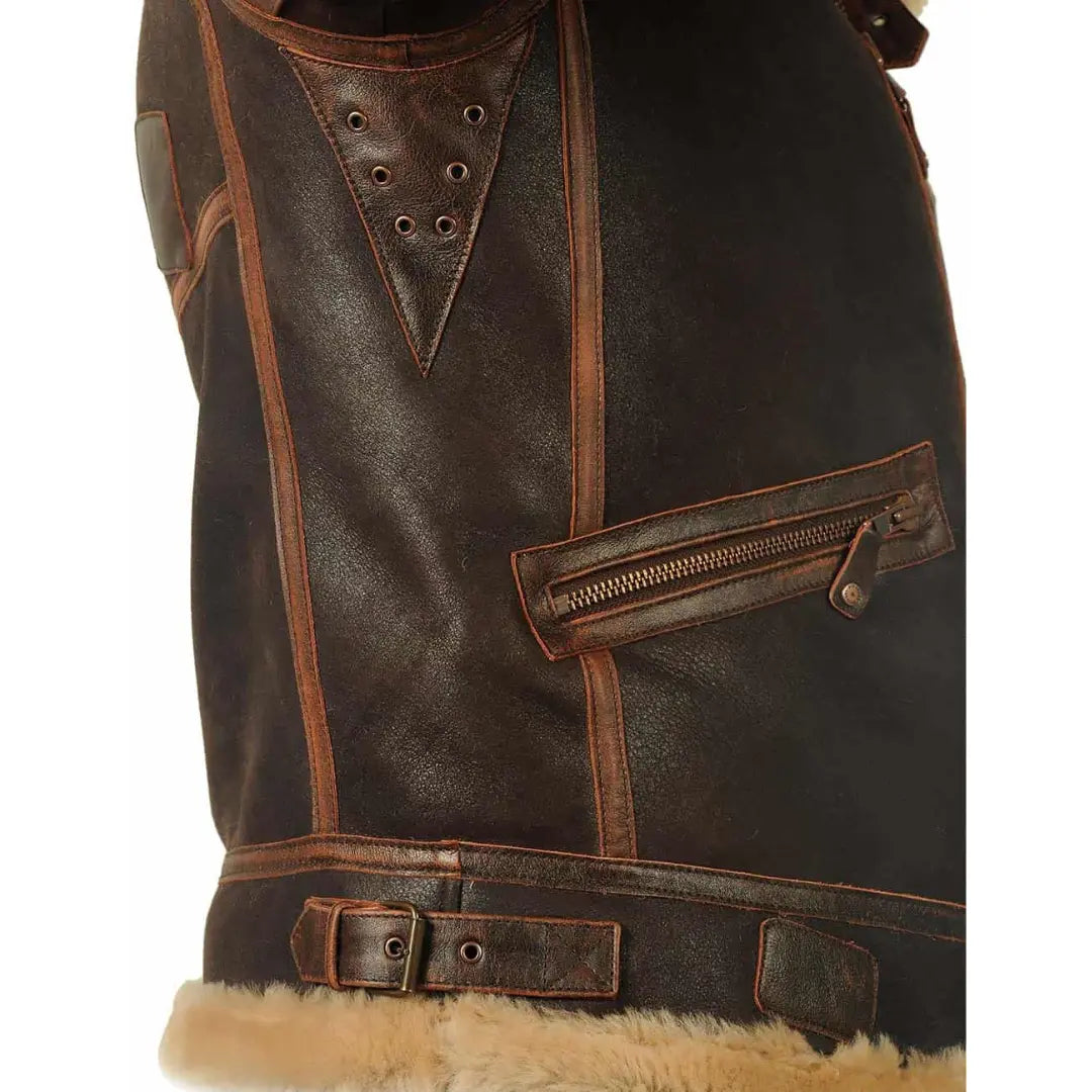 Men’s Pilot Winter Coat – Classic Bomber - TARHUS