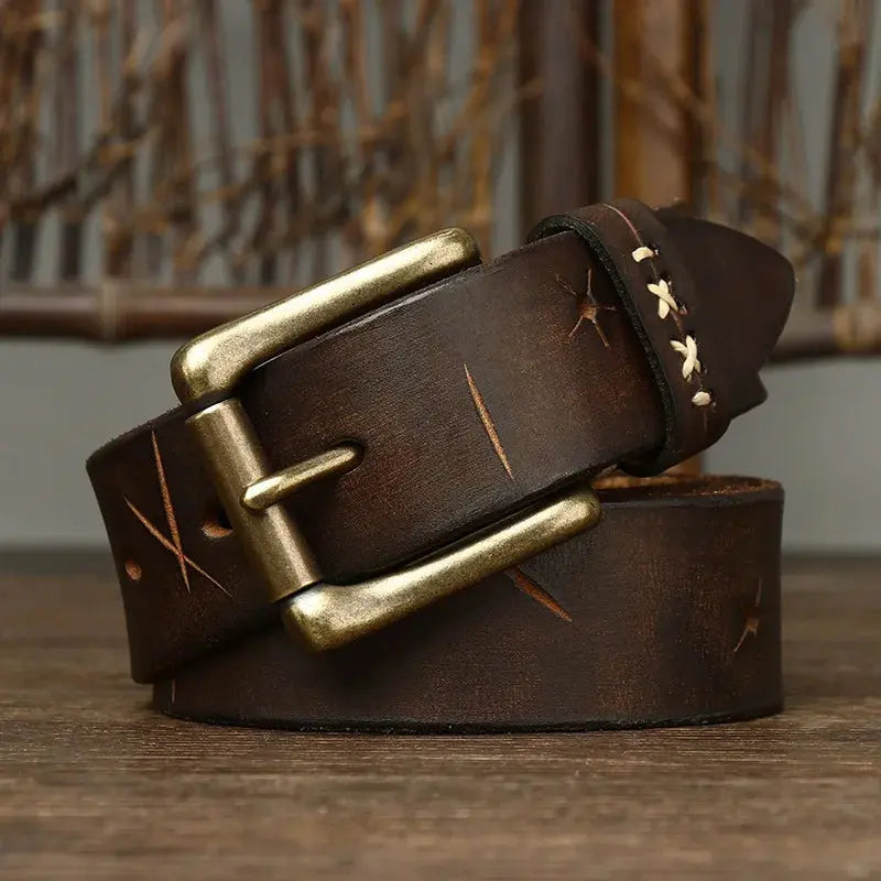 Atlas Buffalo Leather Belt - TARHUS