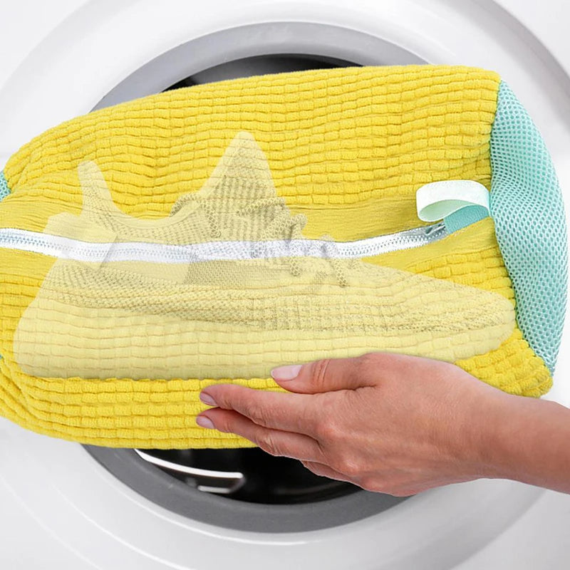 Zippered Shoe Laundry Bag – Reusable Mesh Washing Machine Bag for Sneakers, Trainers & All Shoe Types - TARHUS