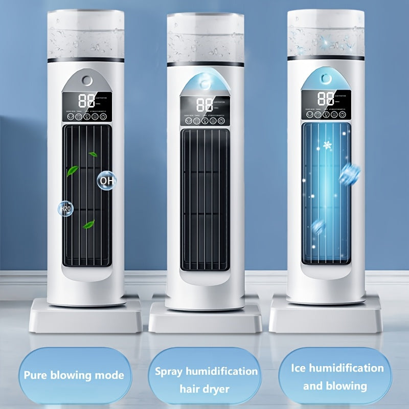 6-Speed Tower Fan with Humidifier & Ambient Light - Cooling Fan with Remote TARHUS