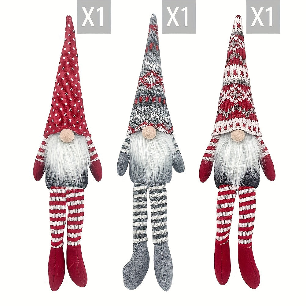 Festive Christmas Gnome Decoration – Whimsical Holiday Dwarfs for Cozy Winter Charm TARHUS