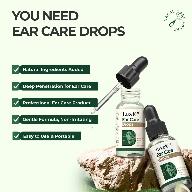 Juxek | Ear Care Drops – Plant-Based Ear Cleaning Solution TARHUS