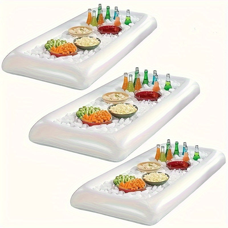 Durable PVC Inflatable Ice Tray for Pool & Camping - Perfect for Food & Beverages - TARHUS
