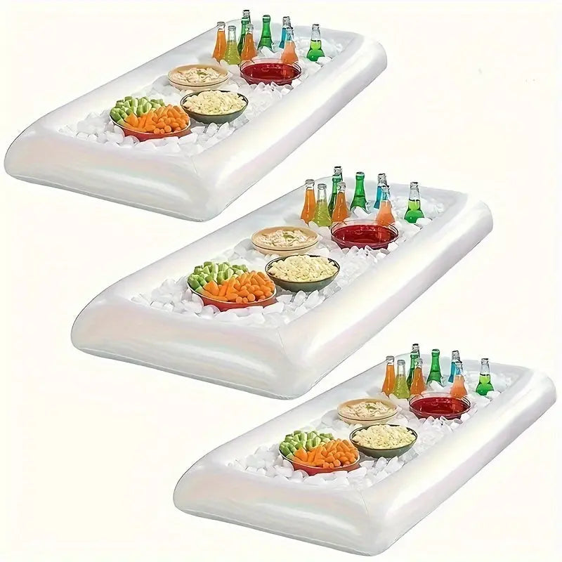 Durable PVC Inflatable Ice Tray for Pool & Camping - Perfect for Food & Beverages - TARHUS