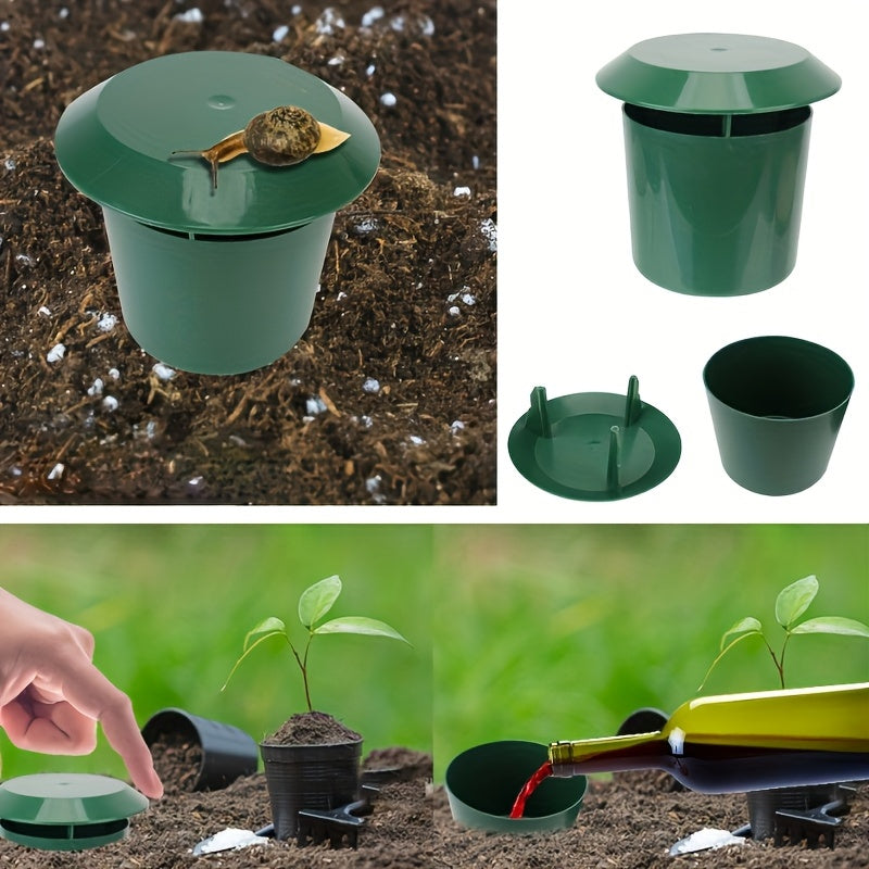 Non-Toxic Slug & Snail Trap for Garden – Reusable Pest Control Cage for Vegetables & Flowers, No Electricity or Chemicals TARHUS Garden
