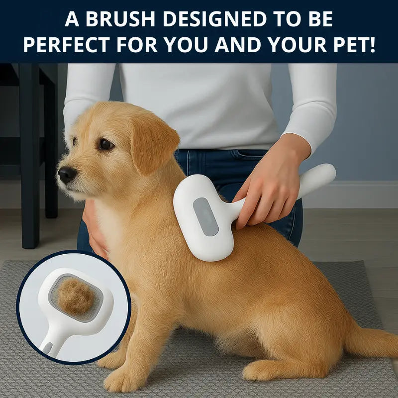Ergonomic Pet Grooming Brush for Dogs & Cats - TARHUS