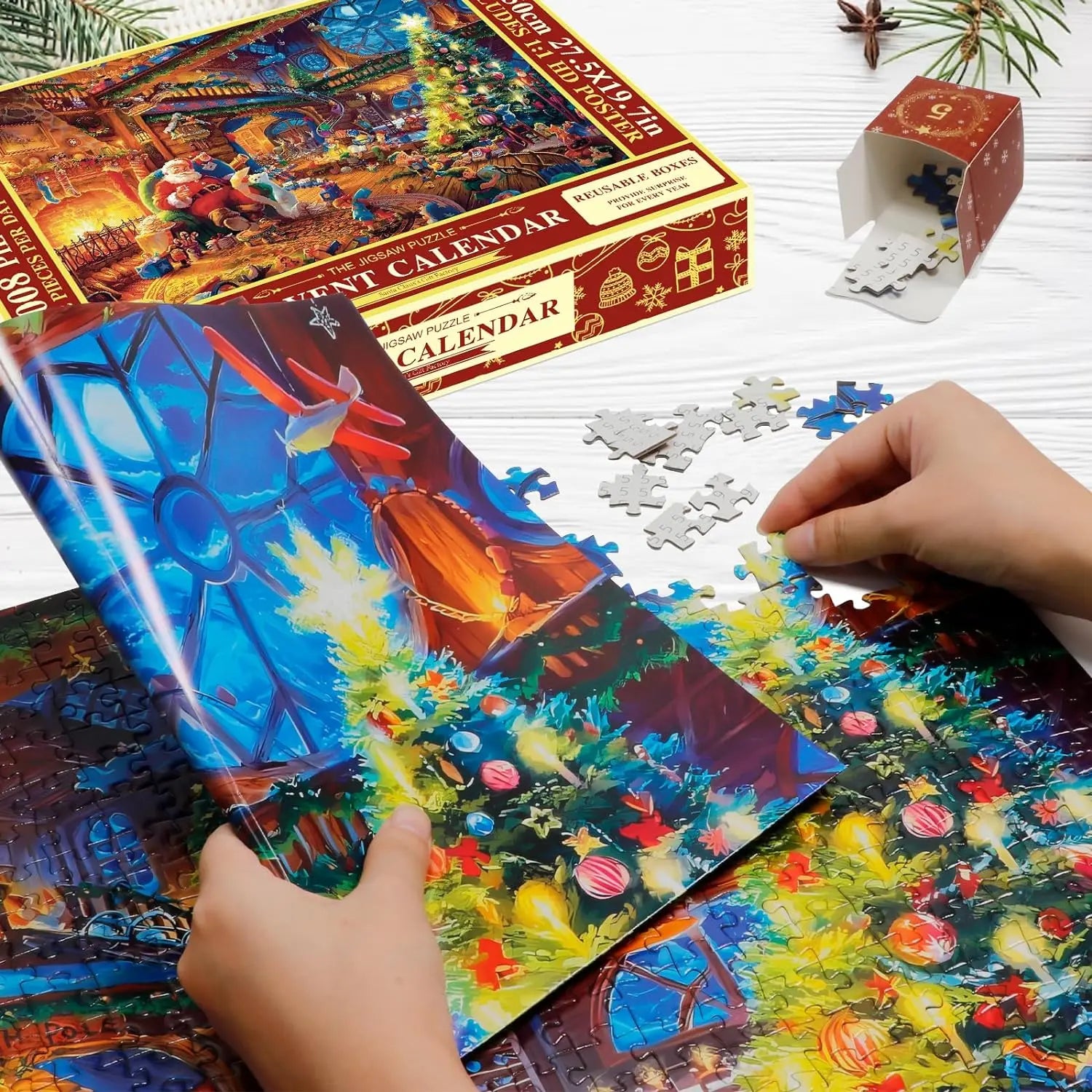 Advent Calendar Christmas Jigsaw Puzzles - TARHUS