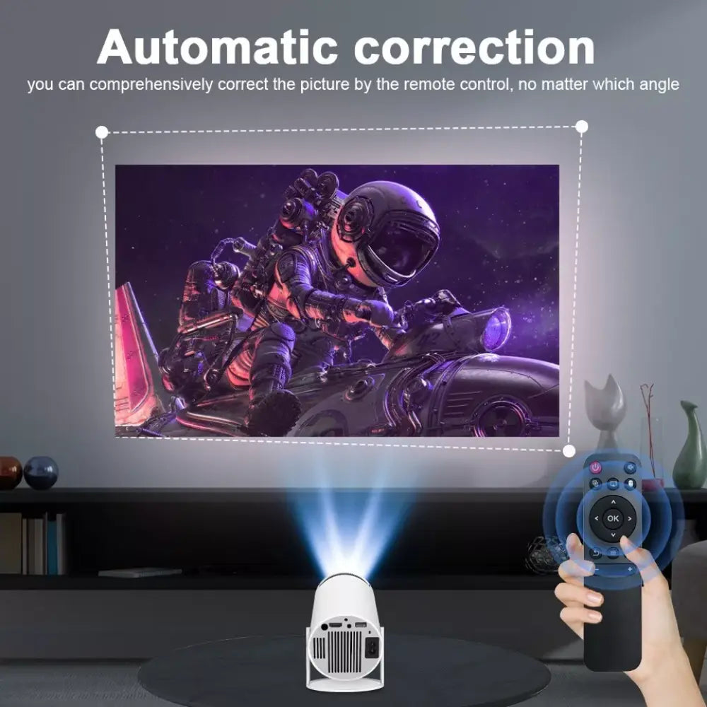 VistaCube Wireless Movie Projector - Portable Home Cinema - TARHUS