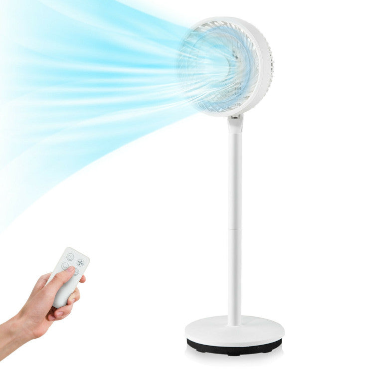AeroFan | Small Standing Fan – Adjustable Height Pedestal with Quiet Oscillation TARHUS Air Cooler