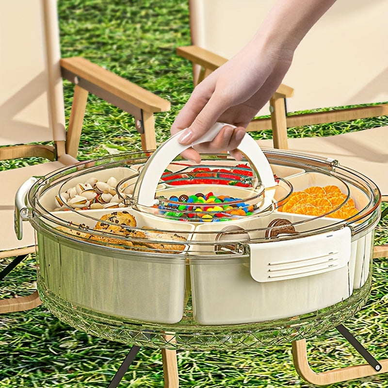 Rotating Snack Tray with Lid – Perfect for Parties & Holidays | SnackSpin TARHUS Kitchen