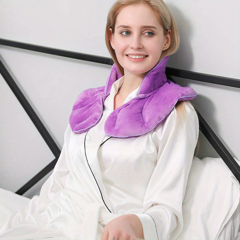 Microwavable Neck & Shoulder Heating Pad – Soft Comfort Wrap for Relaxation TARHUS