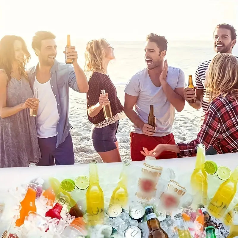 Durable PVC Inflatable Ice Tray for Pool & Camping - Perfect for Food & Beverages - TARHUS