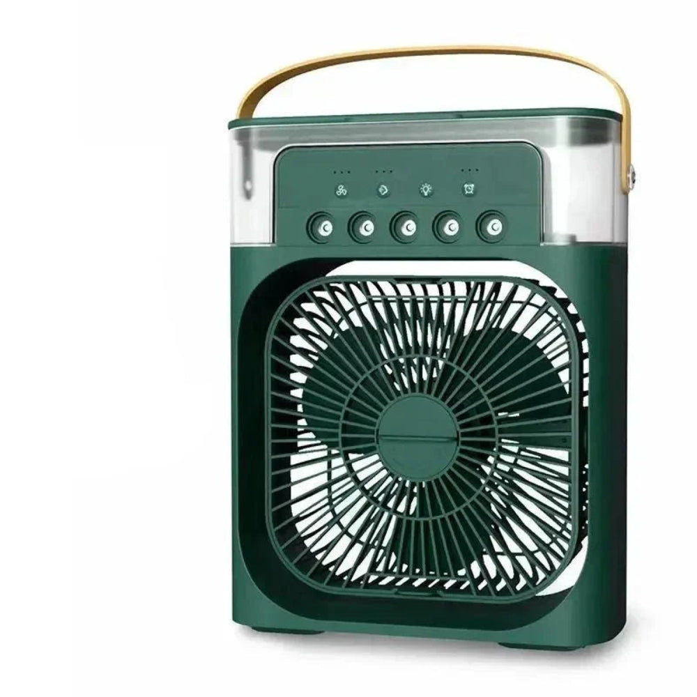 Aerosa | Compact Air Cooler – Portable Mini Fan with LED Light & USB Power