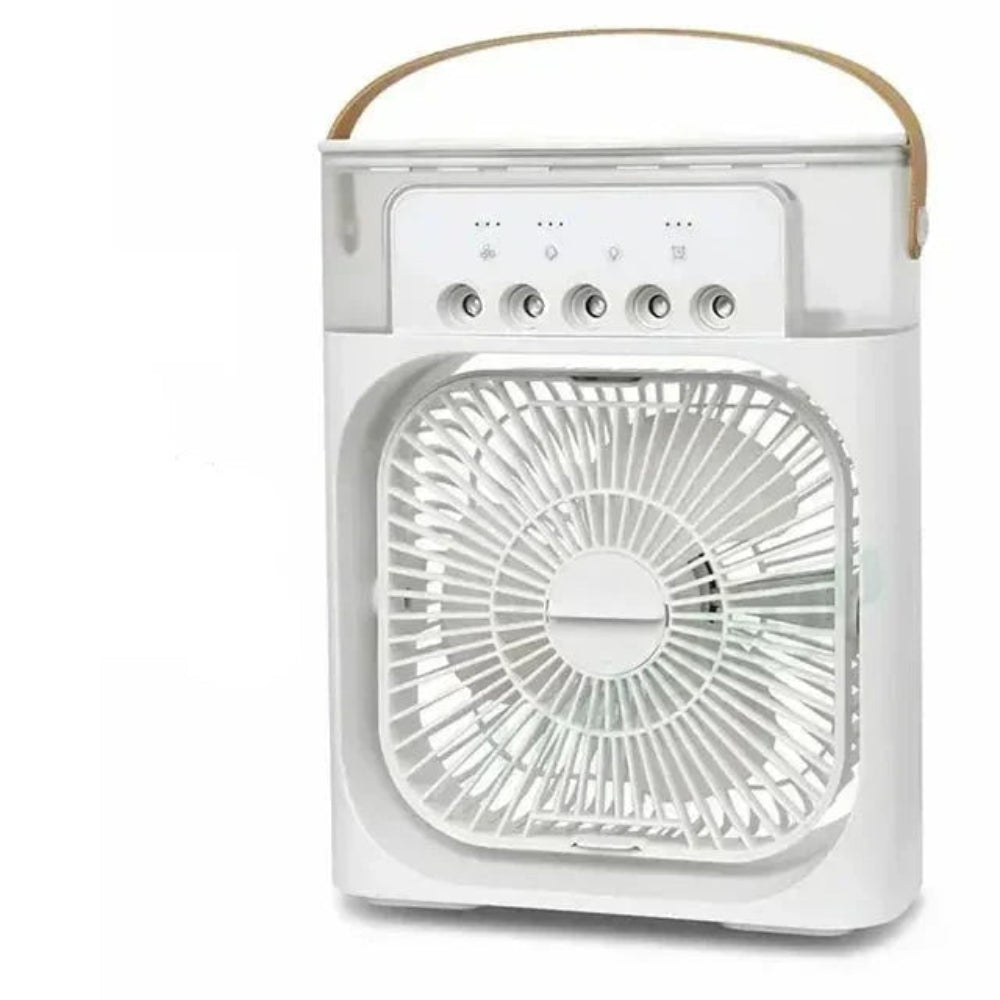 Aerosa | Compact Air Cooler – Portable Mini Fan with LED Light & USB Power