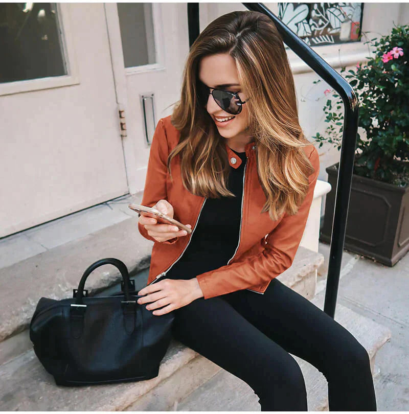 Charlotte - Italian Leather Jacket TARHUS