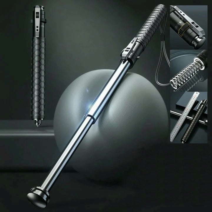 TrailGuard | Self-Defense Trekking Pole – Automatic Hiking Stick with Grip