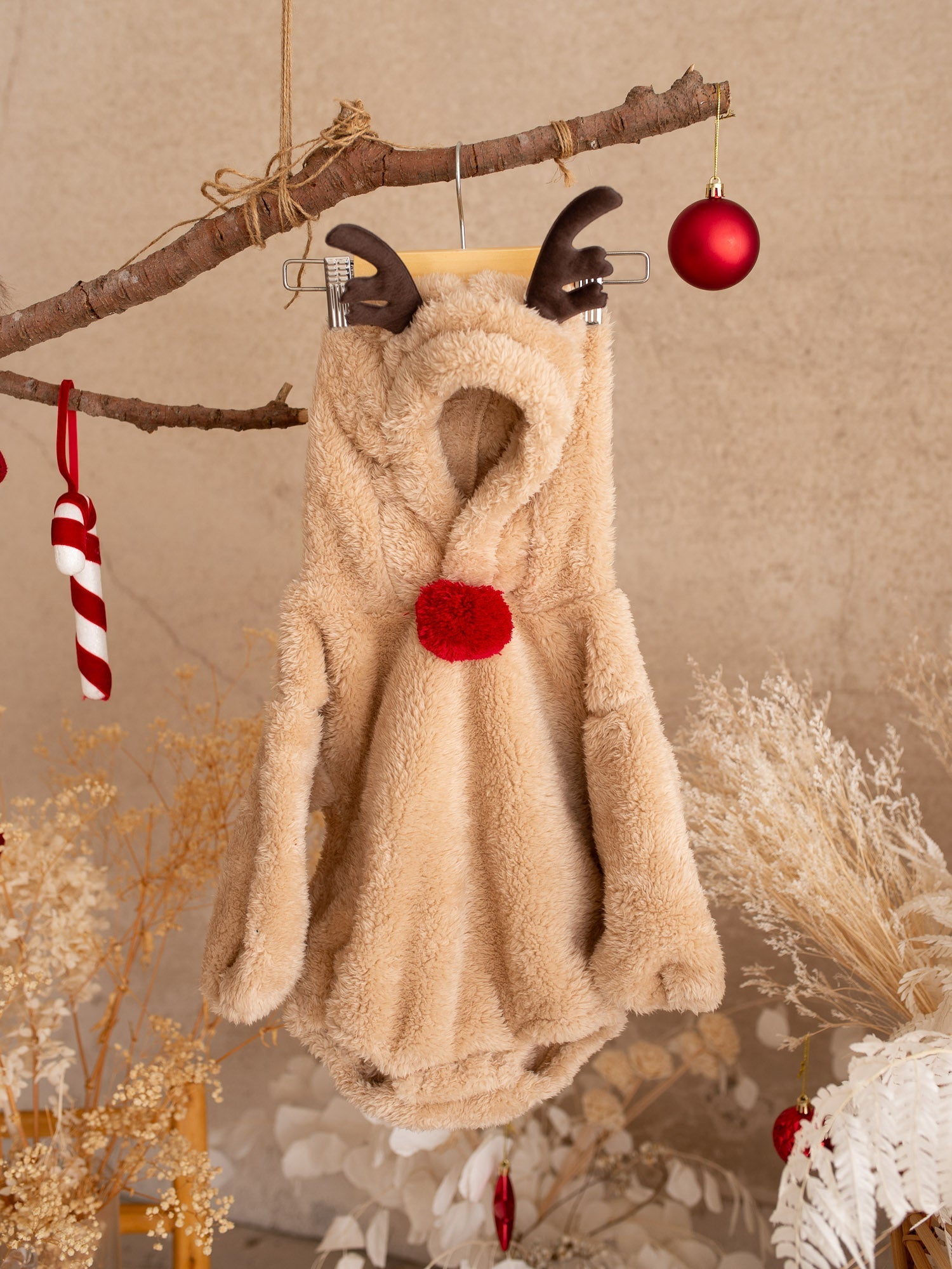 Baby Rudolph | Plush Christmas Romper – Cozy, Adorable & Festive TARHUS