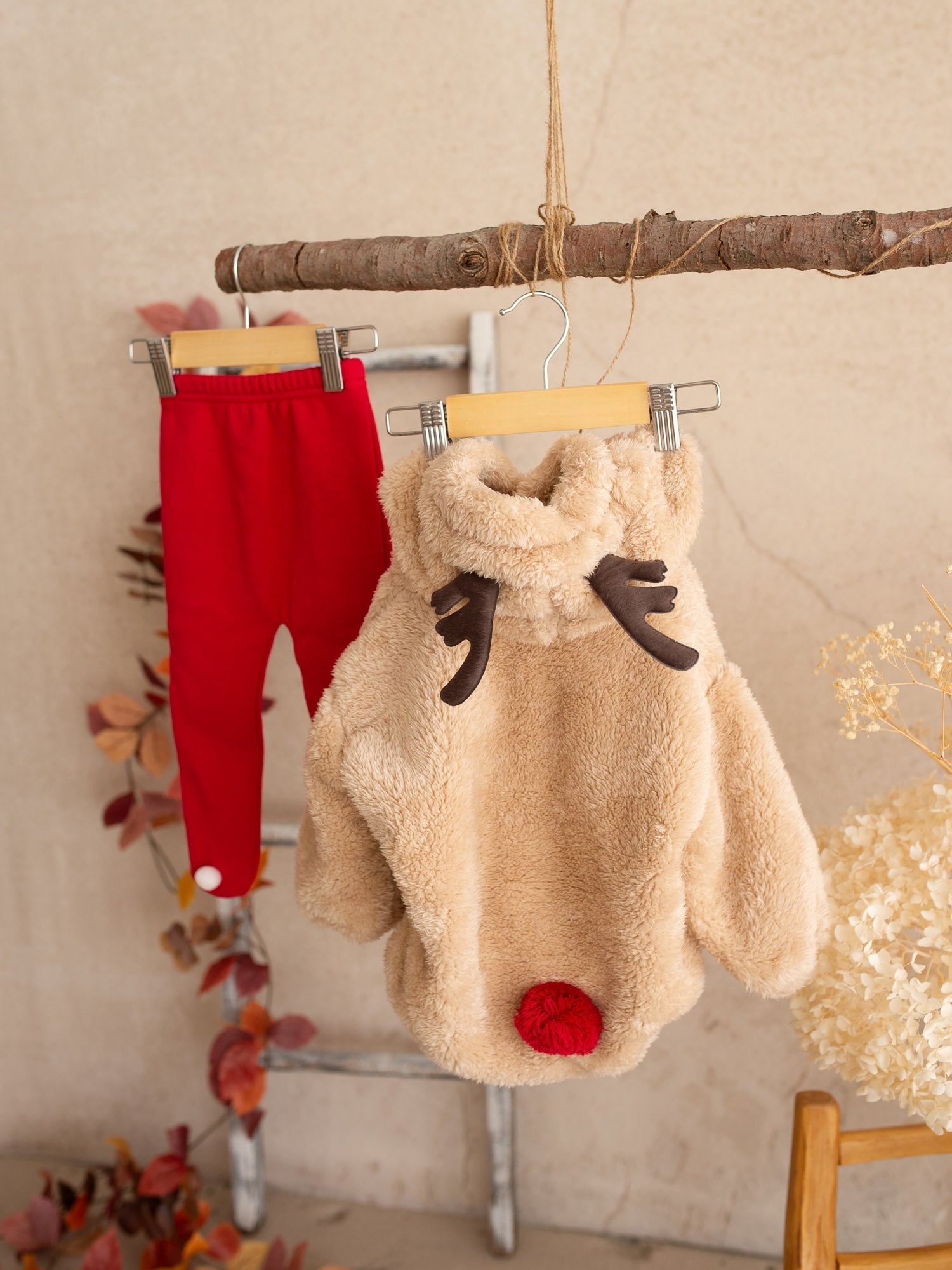 Baby Rudolph | Plush Christmas Romper – Cozy, Adorable & Festive TARHUS Christmas