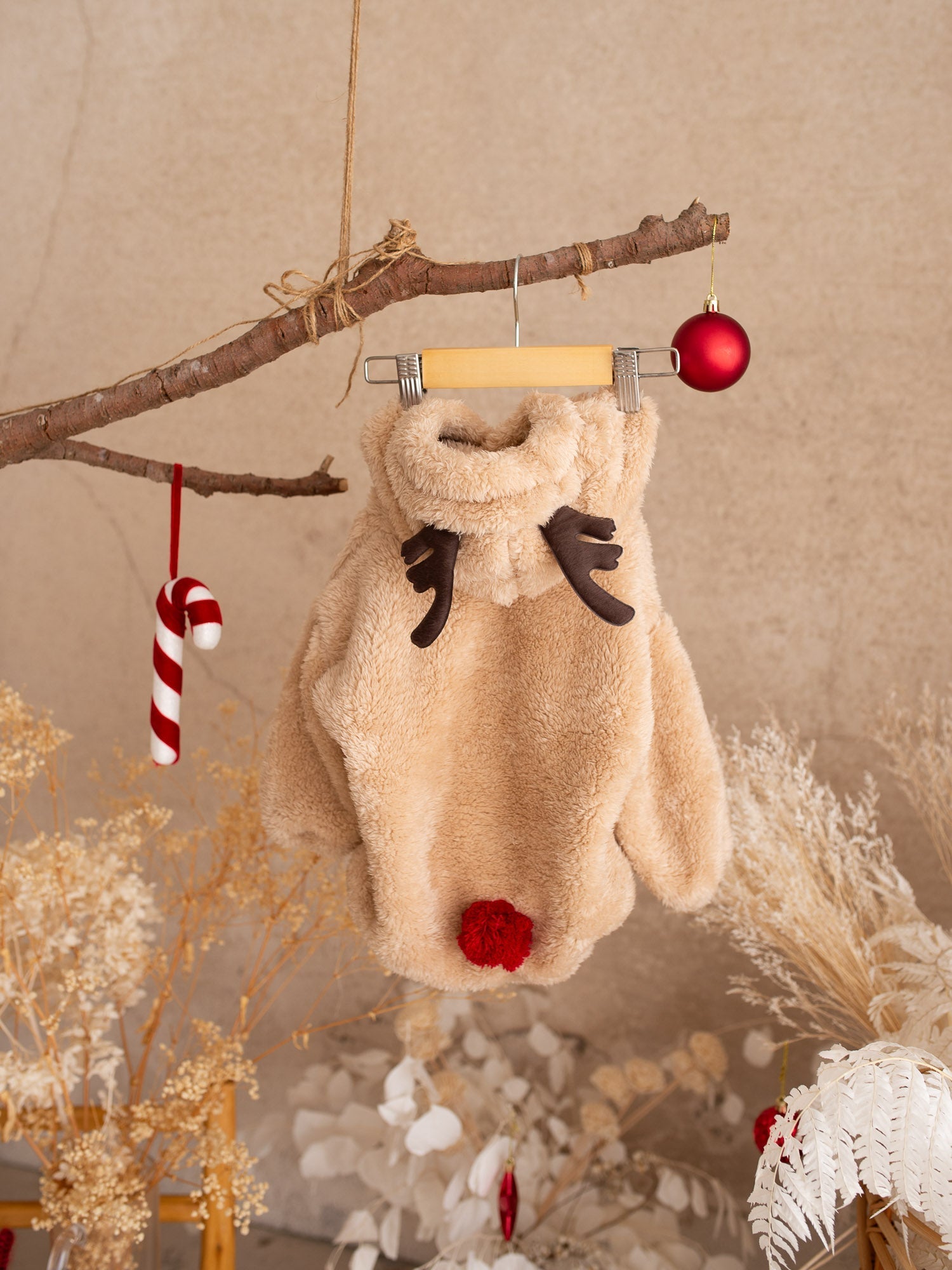 Baby Rudolph | Plush Christmas Romper – Cozy, Adorable & Festive TARHUS
