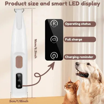 TrimPaw | Cordless Nail Trimmer for Dogs & Cats - TARHUS