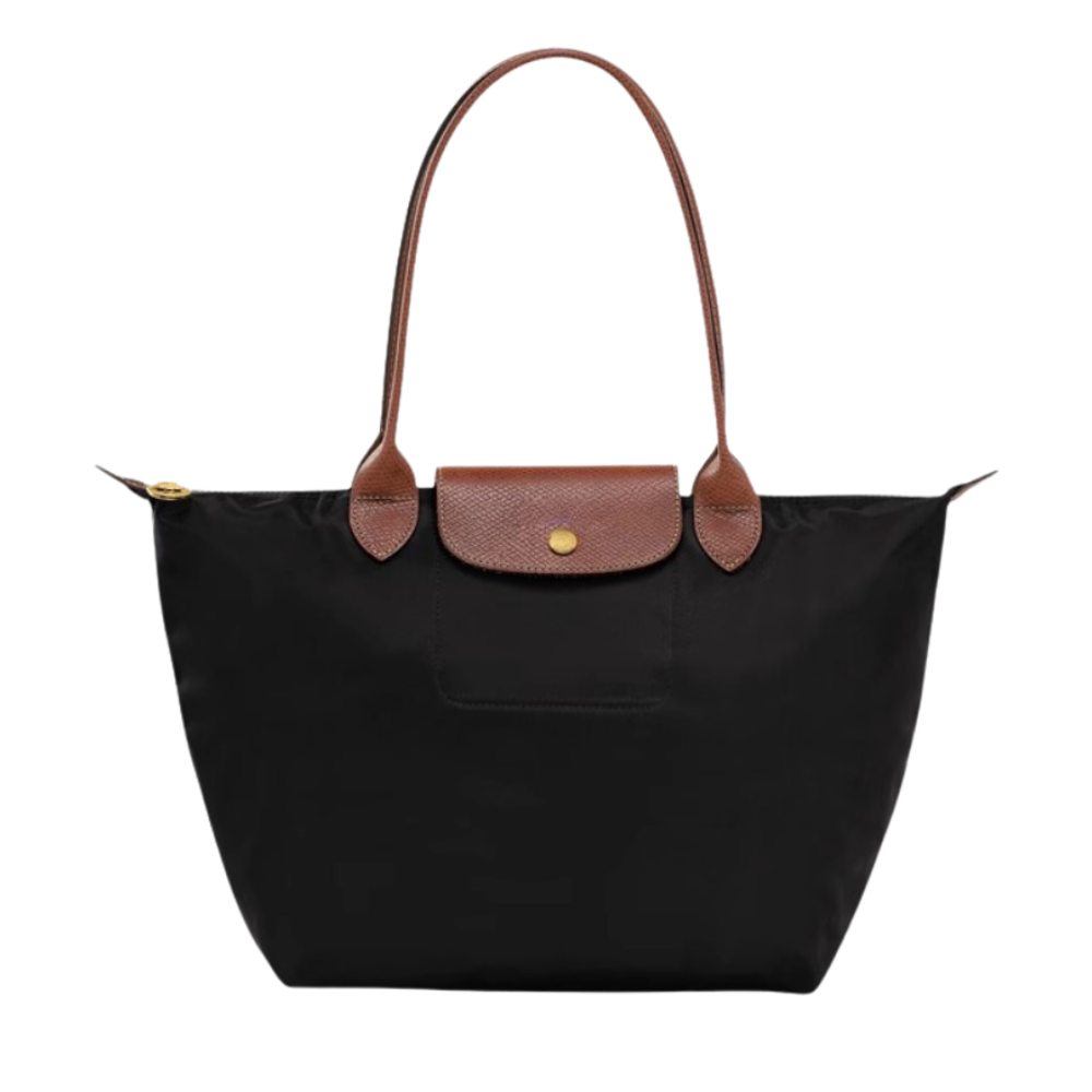 Longchamp | Le Pliage Tote Bag – Lightweight Nylon & Leather Everyday Handbag TARHUS Handbags