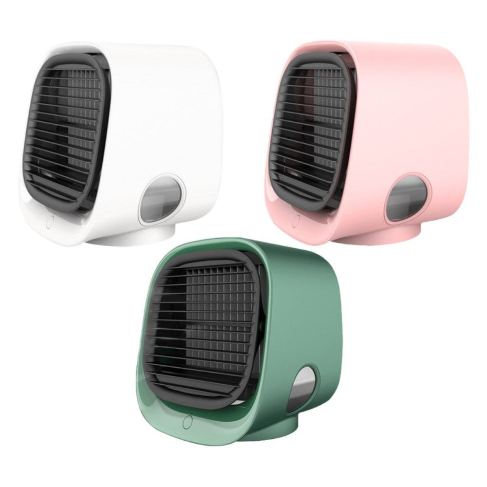 Breezilo | 2-in-1 Air Cooler & Humidifier – Compact USB Cooling with LED Light