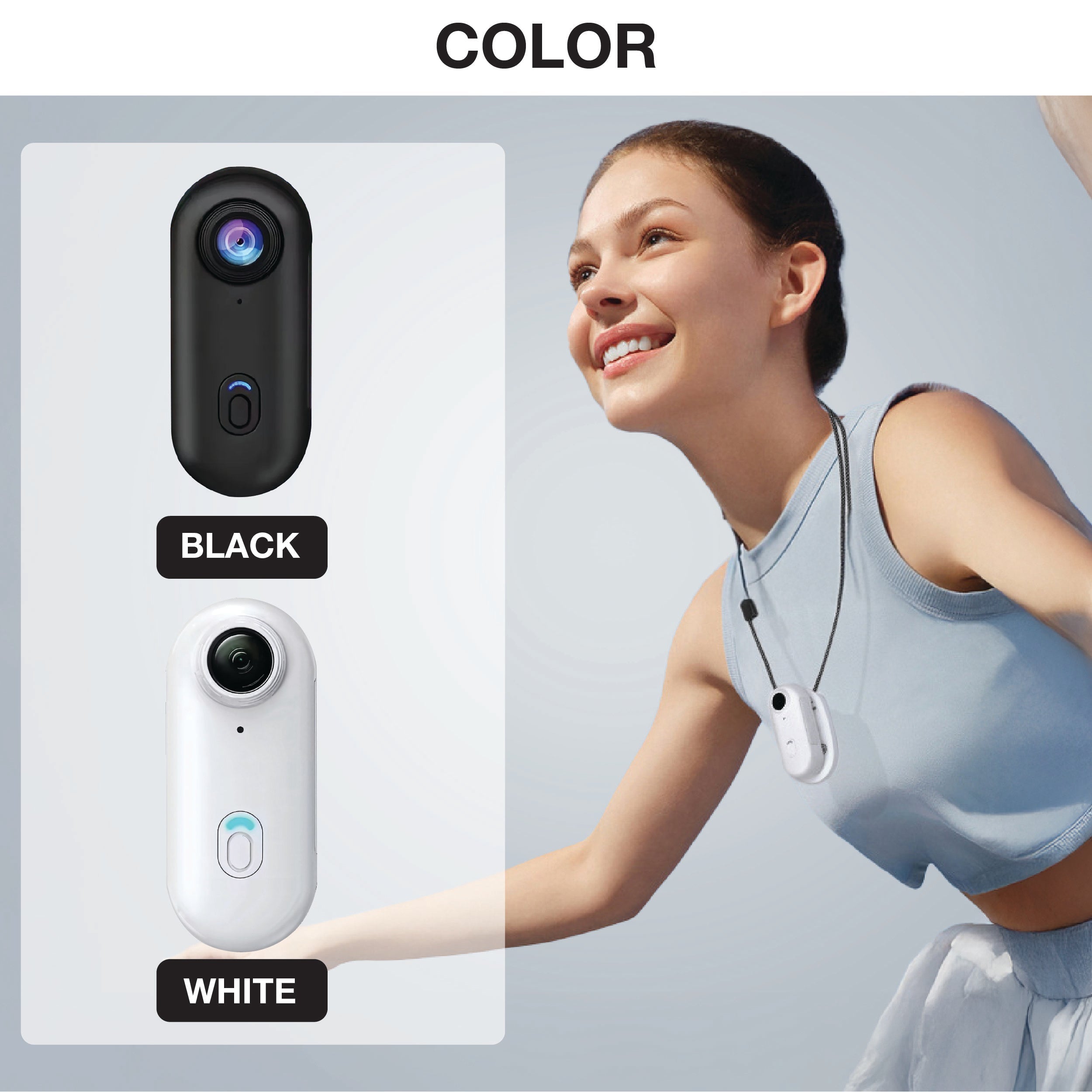 SnapCam GO 4K Wearable Action Camera – Hands-Free POV Video Recorder with Clip-On Mount | Ultra-Compact, Lightweight, Waterproof TARHUS