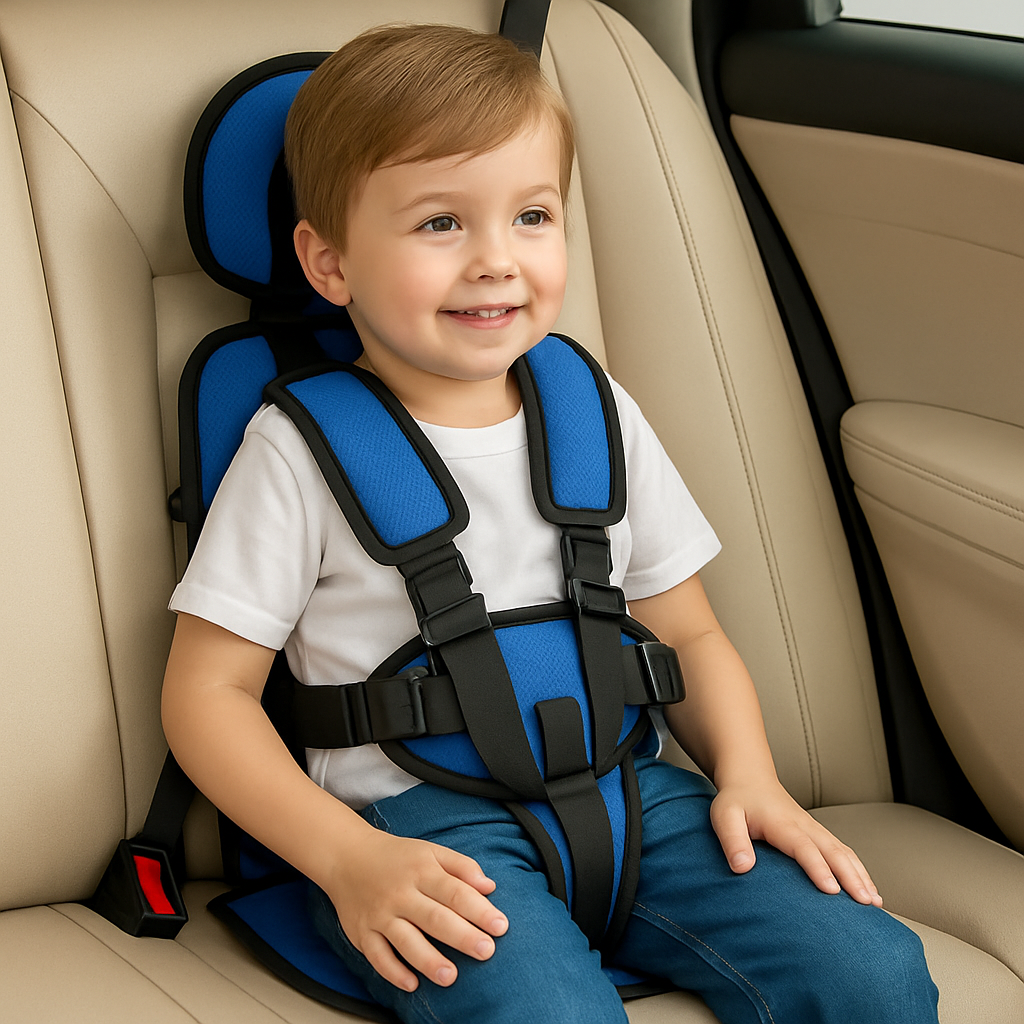 Ultra-Compact Travel Car Seat - Portable Toddler Booster with Enhanced Safety TARHUS Child Car Seat
