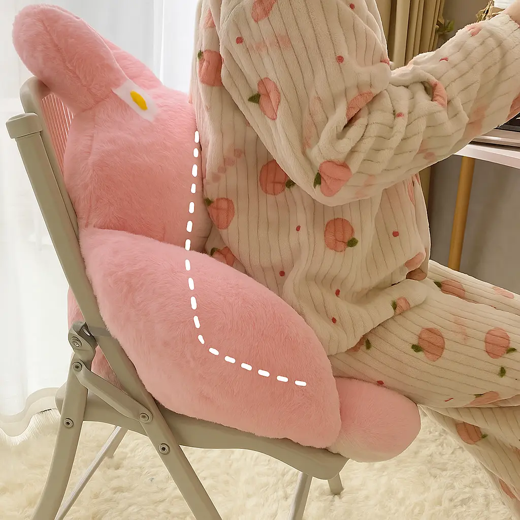 Big Size Cute Cinnamoroll & Kuromi Plush Cushion for Chair - TARHUS