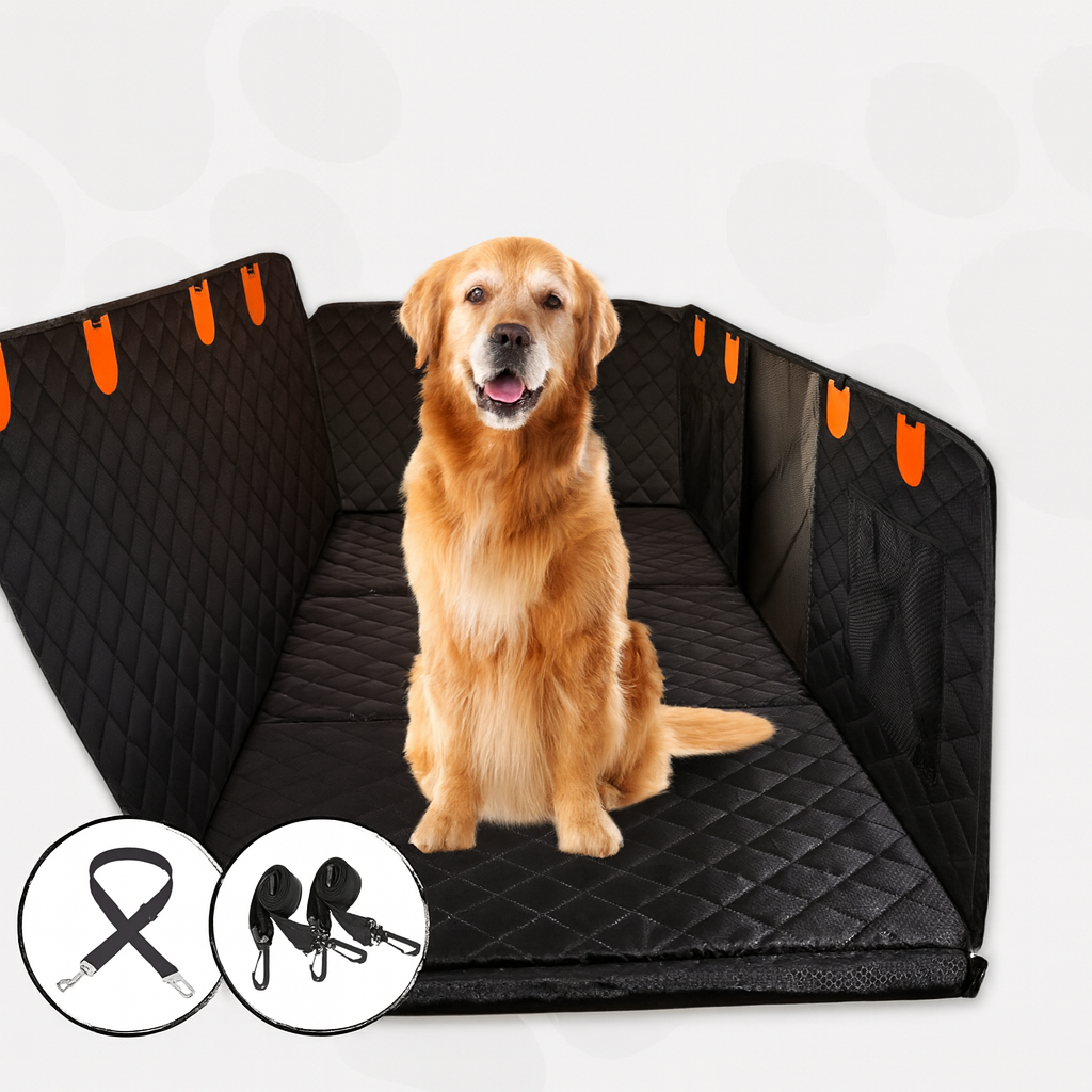 PupMat | Dog Car Seat Cover – Waterproof Pet Hammock for Back Seat TARHUS