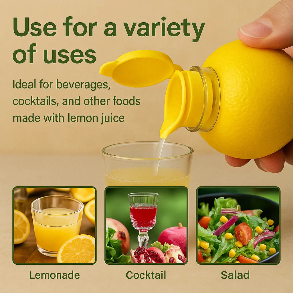 2x Multi-Purpose Screw Top Lemon Squeezer - TARHUS