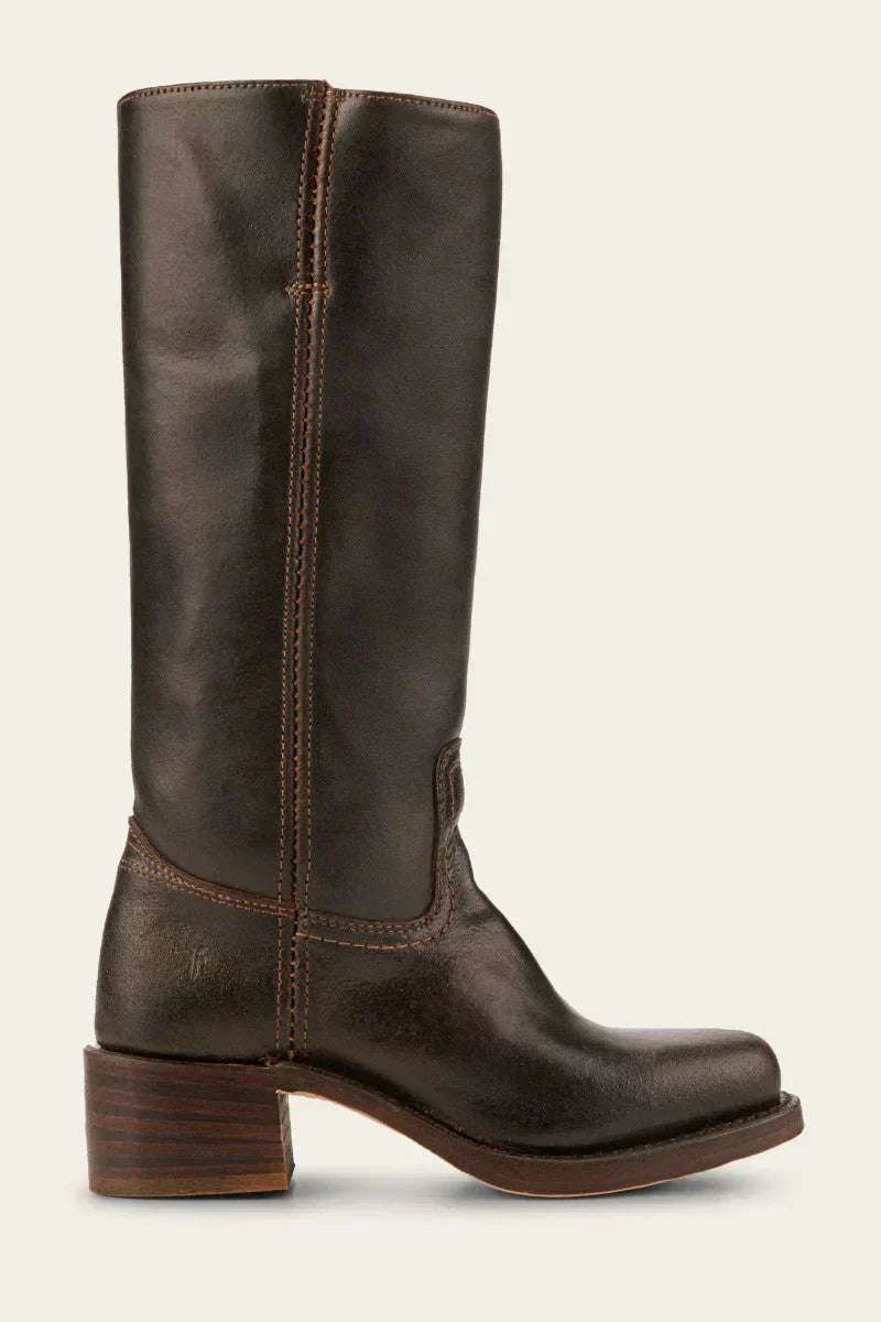 Aurelia | Women’s Leather Boots – Classic Block Heel Handcrafted Design