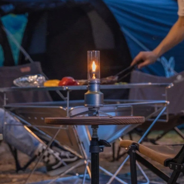 Mountain Peak | Campsite Lamp – Portable Butane Camping Lantern with Durable Alloy Build TARHUS Lamps