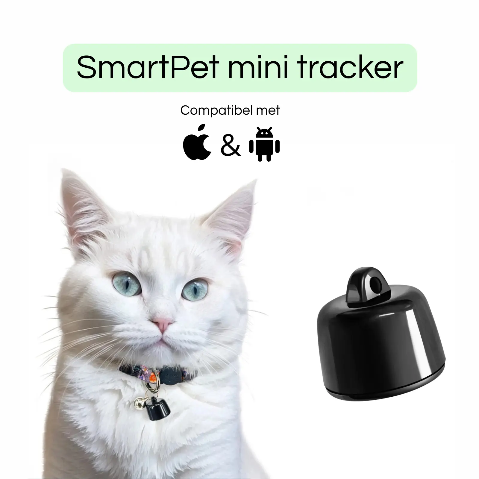 SmartPet Mini Bluetooth Tracker – Compact Pet Locator for Cats, Dogs & Small Pets | iOS & Android Compatible - TARHUS