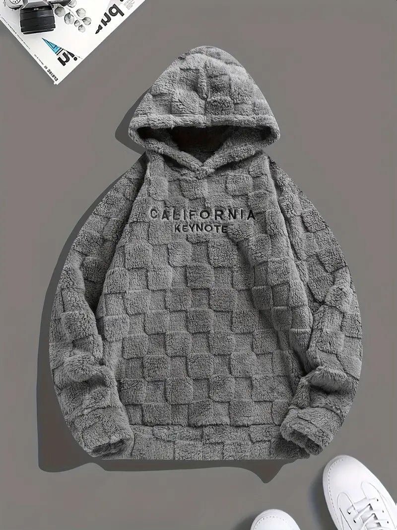 California Fluffy Oversized Hoodie – Ultra-Soft Fleece for Men - TARHUS