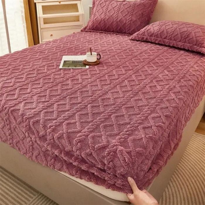 Velvetscape™ Fleece Bed Cover – Ultra-Soft Coral Fleece Blanket - TARHUS