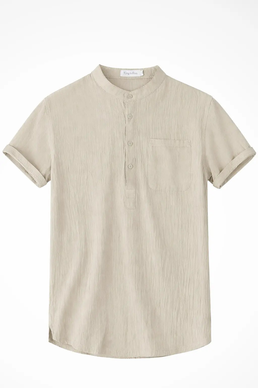 Archer | Men Linen Collar Short Sleeve Summer Shirt TARHUS Men Shirts