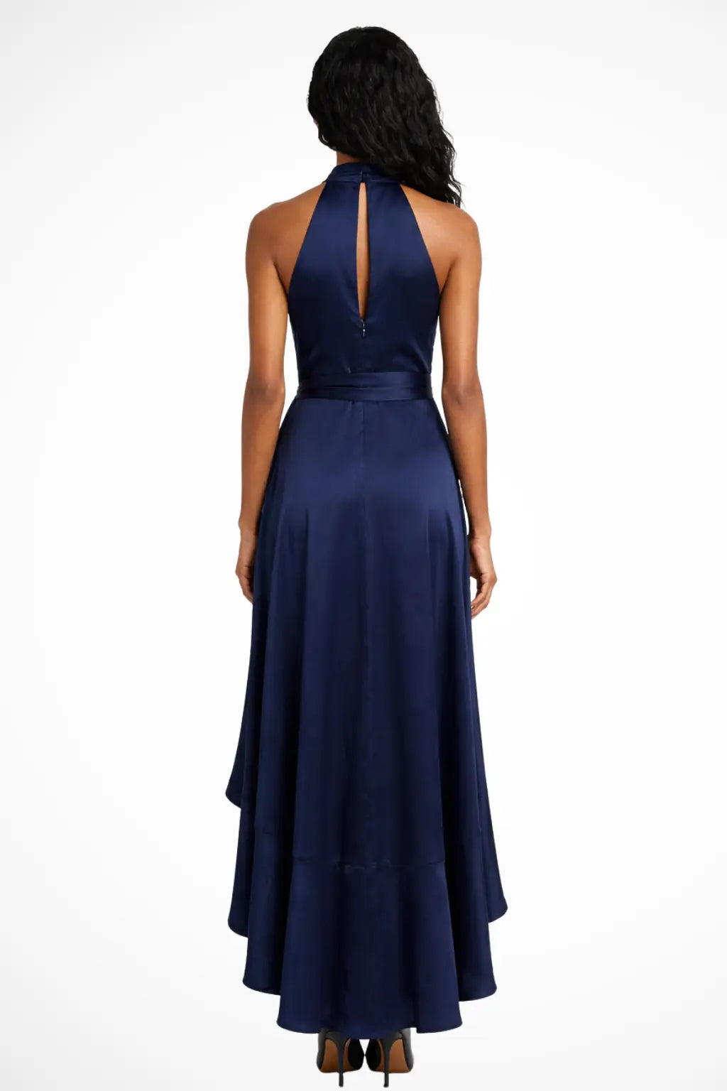 Seraphine | Women Halter Satin Wedding Guest Maxi Dress TARHUS Dresses in Clothing