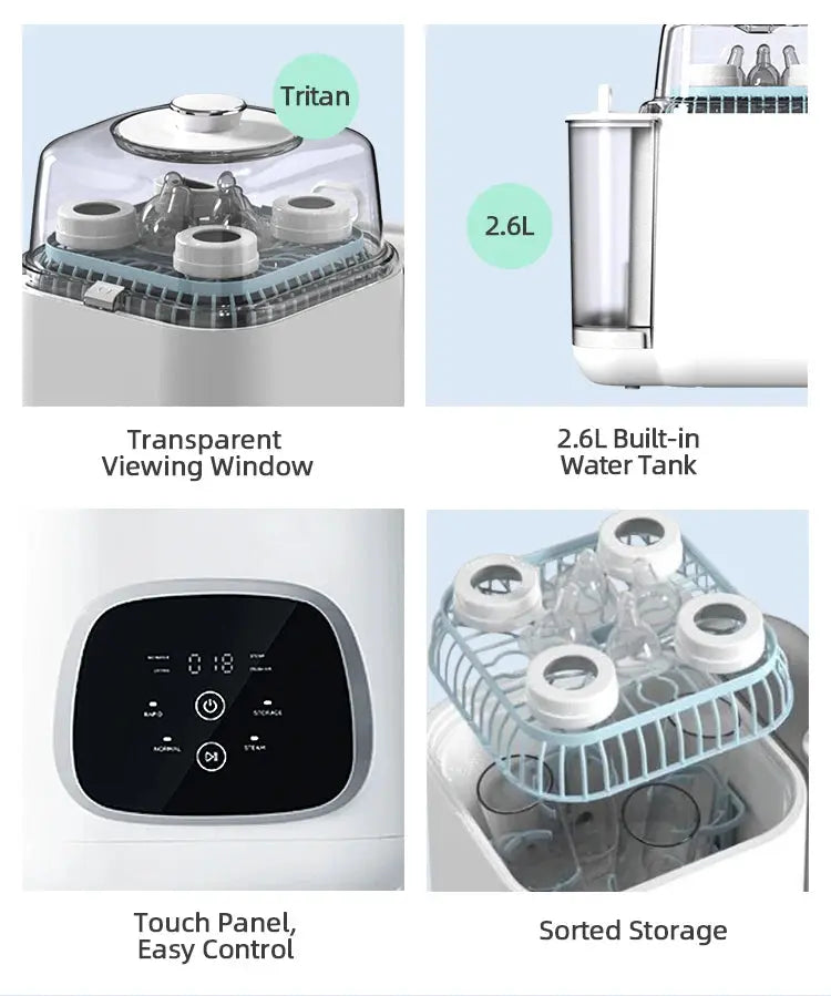 Automatic Baby Bottle Washing Machine & Sterilizer – Powerful Compact Washer for Bottles & Accessories - TARHUS